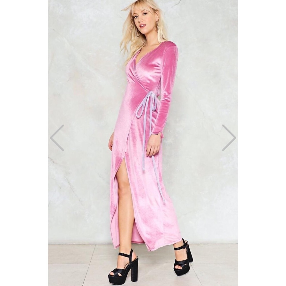NWT Nasty Gal A Touch Too Much Maxi Dress